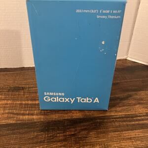 Samsung - Galaxy Tab A - 9.7"" - 16GB - Smoky Titanium - SM-T550NZAAXAR